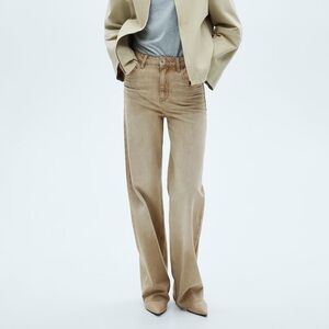 Mango Danila High-Waisted Wide-Leg Jeans NWT